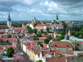 Вид на старый Таллинн с колокольни церкви Св.Олафа